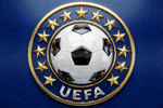 欧洲足球协会联盟UEFA标志 - 星环围绕的足球